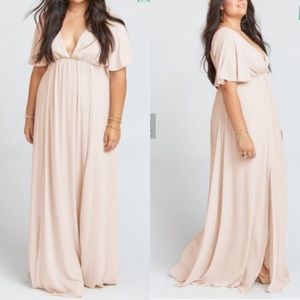 Show Me Your MuMu Cream Maxi Dress